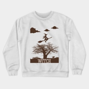 Witch Vintge Graphic Crewneck Sweatshirt